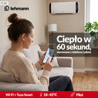 KURTYNA POWIETRZNA TERMOWENTYLATOR GRZEJNIK ELEKTRYCZNY 2000W PILOT + Wi-Fi z nagrzewnicą elektryczną 2000 W