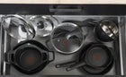 Patelnia Garnek do bigosu TEFAL 26 cm Pokrywka Indukcja garnek tradycyjny 1 l czarny aluminiowe