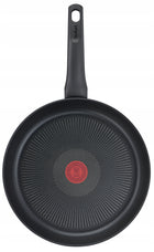 Patelnia do smażenia TEFAL Ultimate 28cm duża Z TYTANEM G2680672 indukcja na gaz, kuchenkę elektryczną i ceramiczną