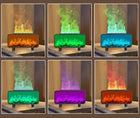 Nawilżacz powietrza kominek LED RGB dyfuzor zapachowy aromaterapia olejkami aromatyzer 5 w