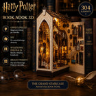 Harry Potter book nook 3D DIY Puzzle LED Dekoracja między książki Prezent wkładka do biblioteczki, miniaturowa scenka