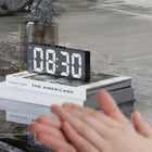 Budzik zegar elektroniczny cyfrowy LED 24h głośny alarm drzemka temp stołowy na stolik nocny, pokojowy, wyświetlacz