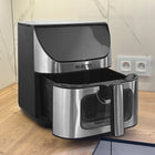 Frytkownica beztłuszczowa AIR fryer frytownica electo 2000W 14 programów 8l srebrny/szary