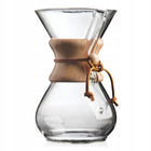 Filtrowy zaparzacz do kawy classic Chemex 1-6 Cup szklany dzbanek 900 ml, 6 filiżanek, można myć w zmywarce