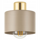 Lampa sufitowa wisząca żyrandol LED 3x E27 Beżowa złota żyrandol loft gold metalowa oprawa oświetleniowa do salonu i