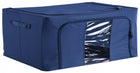 Organizer na pościel kołdrę ubrania koce torba ze stelażem zestaw 2 szt pojemnik tekstylny z pokrywą, 24 l, 40x30x20 cm