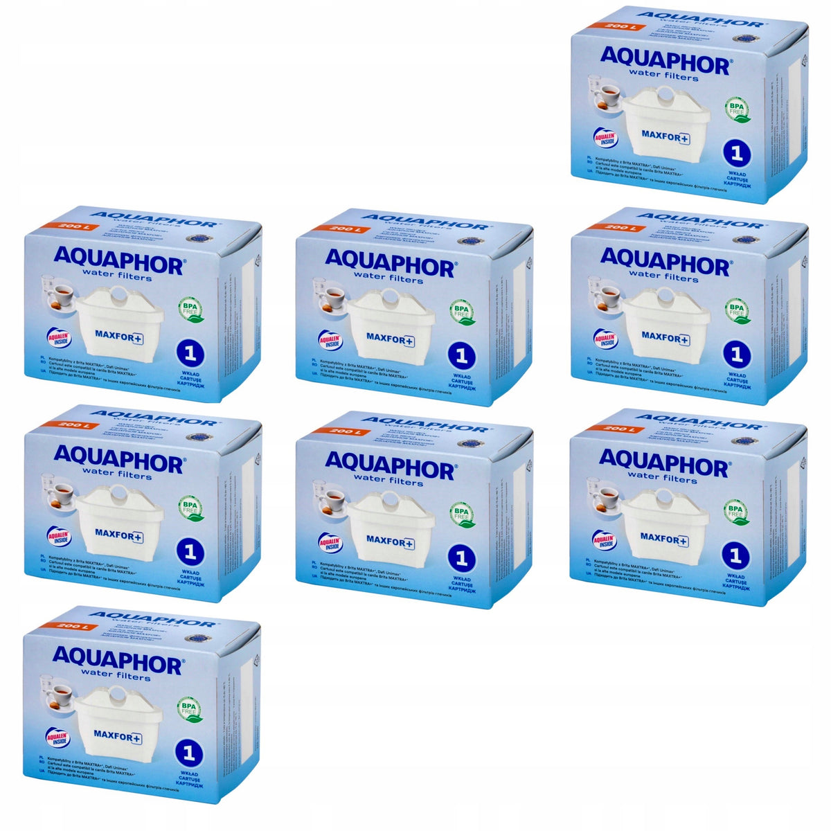 Wkład filtrujący do dzbanka Aquaphor Maxfor+ 8 szt.