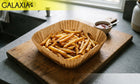WKŁAD AIR FRYER 400 SZT PAPIER 20x20cm WKŁADY DO FRYTKOWNICY BEZTŁUSZCZOWEJ papier do pieczenia 20 cm /Wzór