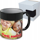 Magiczny foto kubek termiczny z twoim własnym nadrukiem zdjęciem na prezent ceramiczny, zmieniający kolor, 330 ml, do