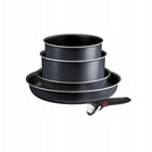 Zestaw garnków patelni Tefal Ingenio So'Light 5 el. indukcja szary aluminiowe