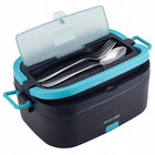 Elektryczny lunch BOX samochodowy śniadaniówka 1,5l torba termiczna kamille termos obiadowy, pojemnik na żywność do