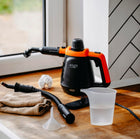 Myjka parowa parownica czyścik MOP parowy AD7038 BO + Zestaw końcówek XXL do czyszczenia podłóg, ciśnienie 3,5 bar