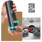 2x Elektryczny Młynek do Mielenia Pieprzu i Soli akumulator USB Ceramiczny 25 w tworzywo sztuczne mielenie przypraw