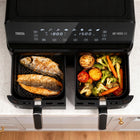 Frytkownica beztłuszczowa XXL 8l 2700W dwukomorowa Teesa AIR fryer dual POT czarny