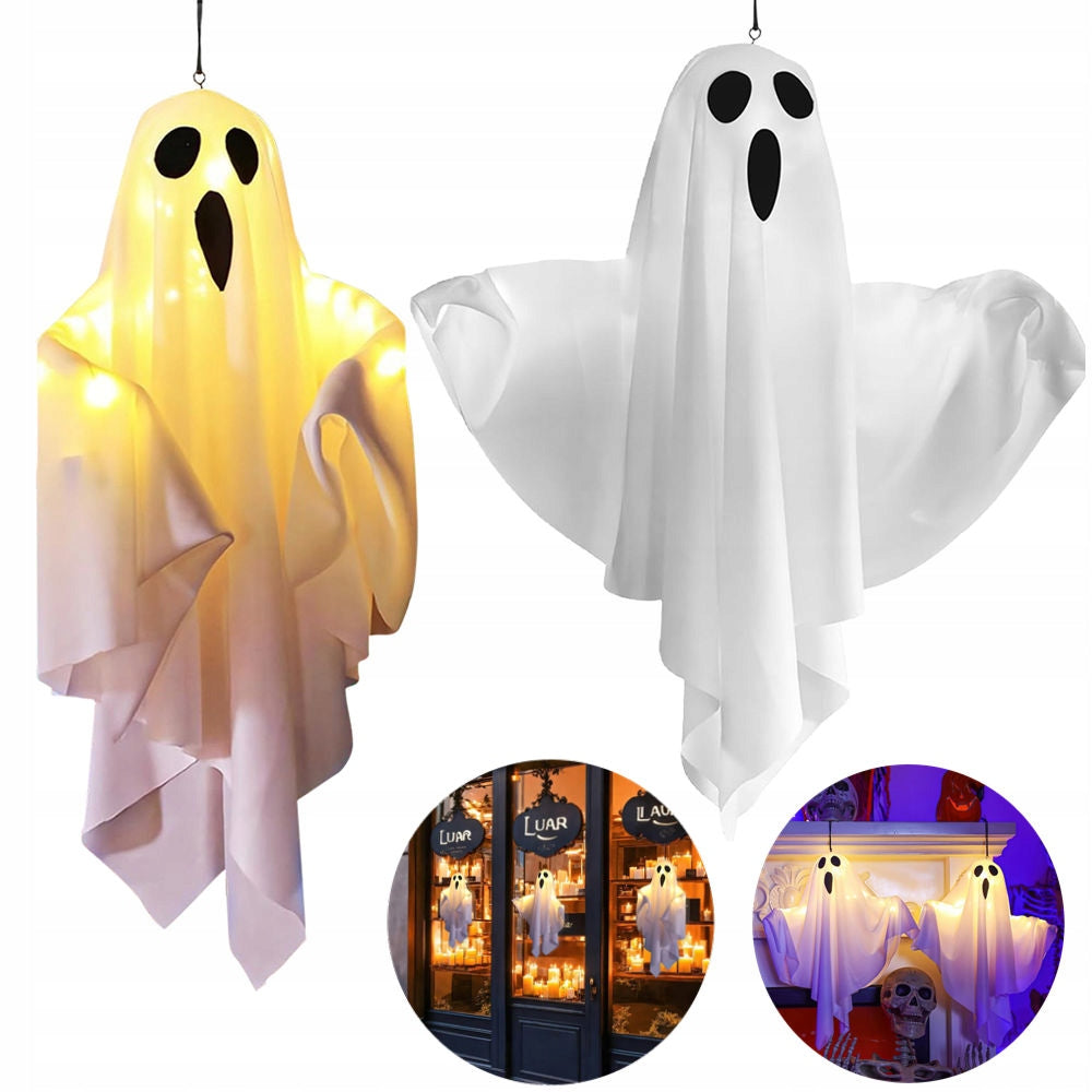 Pojedyncza dekoracja Bedee duch 2 szt. ozdoba halloweenowa, straszydło na przyjęcie i do wystroju domu