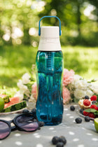 Butelka Filtrująca Na Wodę Bidon Aqualogis Aqua&Go Tritan - Granatowa 750ml niebieski