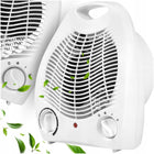 TERMOWENTYLATOR GRZEJNIK ELEKTRYCZNY FARELKA OGRZEWACZ Z TERMOSTATEM 2000W grzewcza biały