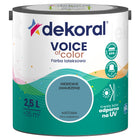 Dekoral Farba do ścian i sufitów Voice of Color niebieskie zanurzenie 2,5l lateksowa matowa do malowania wnętrz