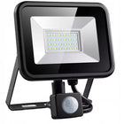 Halogen Naświetlacz LED z czujnikiem ruchu szkło hartowane Lampa slim 20W reflektor zewnętrzny IP65 2200 lm 6500K zimna