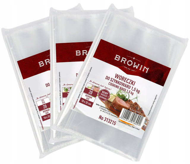 Worki do szynkowaru z atestem 1,5kg 60 SZT browin 1.5 l