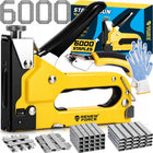 Zszywacz tapicerski do zszywek 4-14mm zszywki 6000el + ściągacz +rękawiczki ręczny mechaniczny meblarski, tapicerowanie