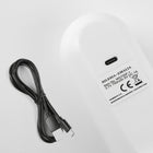 Młynek do pieprzu do soli przypraw ceramiczny elektryczny USB biały młynek elektryczny tworzywo sztuczne