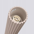 Plafon tuba sufitowa karbon 10cm taupe SL.1758 sollux okrągła oprawa oświetleniowa na żarówkę GU10, bez źródła światła