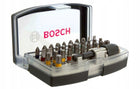 32-częściowy zestaw końcówek wkręcających bosch bity do wkrętarki, nasada 1/4 cala, długość 25 mm, HEX, PH, płaskie