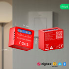Nous B5Z ZigBee moduł przekaźnik SmartSwitch 1kanał pomiar energii 8A 2000W inteligentny włącznik, sterownik obwodu