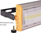 Lampa LED halogen naświetlacz hermetyczny mocny aluminium 50W do garażu, ogrodu i na elewację, IP66, 6500 lm, zimna