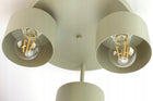 Lampa sufitowa Plafon Żyrandol Oliwkowy Zielony Szałwia 3xE27 382-E3 SPOT oprawa metalowa do salonu, kuchni i jadalni