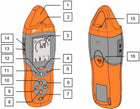 SONEL LKZ-720 Lokalizator Przewodów i Kabli Zestaw Wykrywacz Kabli LKZ-720 detektor instalacji elektrycznej, szukacz