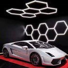 Panel Lampa LED Mikka Hexagon Warsztat Garaż zimny 192 w Plafon sufitowy, oświetlenie techniczne, białe światło