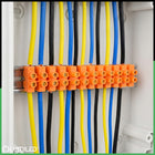 10x Złączka Zaciskowa Kostka Elektryczna 12-TOROWA 6mm Instalacyjna Listwa łącznik przewodów, rozdzielacz kabli, do