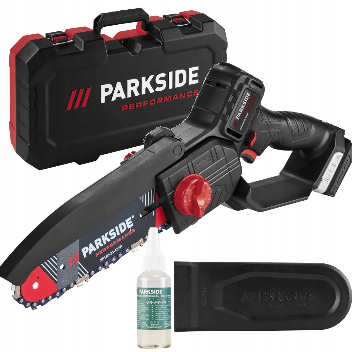 Pilarka piła Parkside Performance PPAGHS 20-Li A1 automatyczne smarowanie akumulatorowa łańcuchowa 20 V bez akumulatora