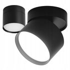 Oprawa Sufitowa Halogenowa Lampa LED GX53 Spot Ruchoma Kinkiet Reflektor oczko oświetleniowe okrągłe czarne 35 W do