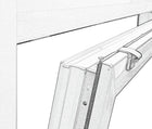Żaluzja aluminiowa biała 25 mm 70 x 130 cm osłona okienna pozioma do regulacji światła i prywatności