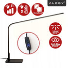 Lampa biurkowa LED regulacja natężenia barwy, do pracy nauki laptopa Nocna lampka stołowa, ściemniana, zmienna