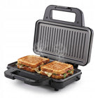 Opiekacz do kanapek panini grill elektryczny do kanapek 1400W non-stick nominalna srebrny/szary