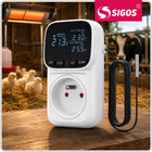 TERMOSTAT ELEKTRONICZNY REGULATOR TEMPERATURY GNIAZDO SIECI 230V max. 3680W termometr
