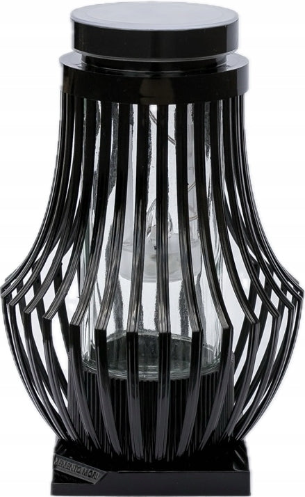Znicz solarny lampion korynt ateny ażurowy fotowoltaika do 3 LAT lampka nagrobna LED na grób, wysokość 31 cm