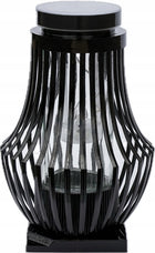 Znicz solarny lampion korynt ateny ażurowy fotowoltaika do 3 LAT lampka nagrobna LED na grób, wysokość 31 cm