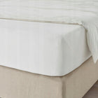 Prześcieradło z gumką 120x200 ikea dvala bawełna biały grube 2szt na materac o wysokości do 26 cm, tekstylia do sypialni