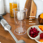Blender ręczny 3w1 turbo wielofunkcyjny 1500W ostrze pojemnik Huslog