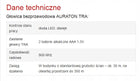 AURATON (TRA) APUS Głowica elektroniczna bezprzewodowa kc631 biały