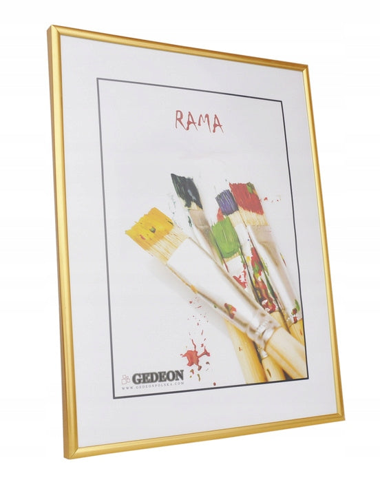 Ramka na zdjęcia dyplom plakat A3 29,7x42 cm Złota oprawa z tworzywa do certyfikatu, dokumentu, obrazka