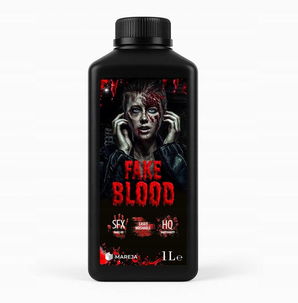 SZTUCZNA KREW FX BLOOD PROFESSIONAL HALLOWEEN 1L płyn do charakteryzacji, makijażu teatralnego, efekt ran, do kostiumów