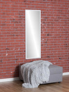 Lustro 160x50 wąska rama premium czarne 500 mm 1600 mm