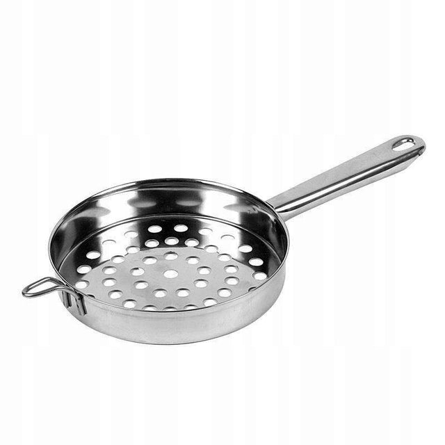 Sitko przecierak tarka do klusek lanych ziemniaczanych gnocchi haluszek cedzak nierdzewny 18 cm, wkład parowy