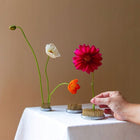 Kenzan okrągły 50 mm mosiężny ikebana jeżyk, florystyki podstawka z igłami do układania kwiatów, mocowanie łodyg